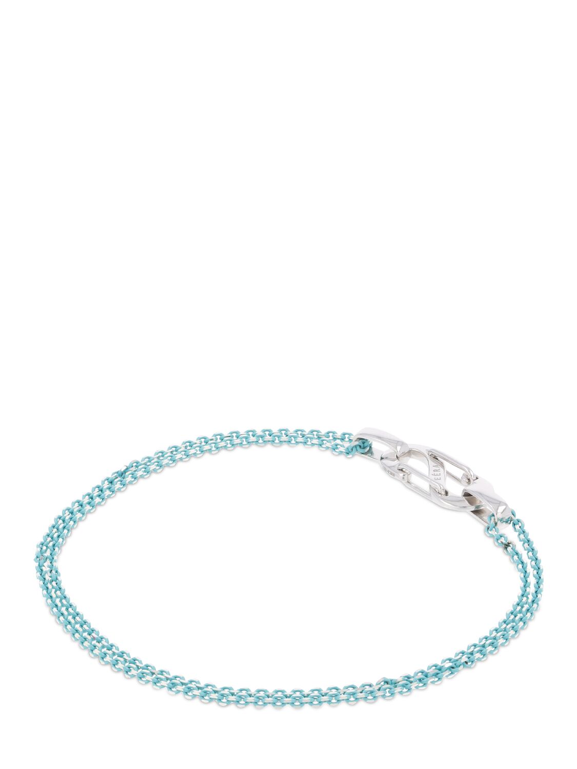Shop Eéra Romy Chain Bracelet In Turquoise