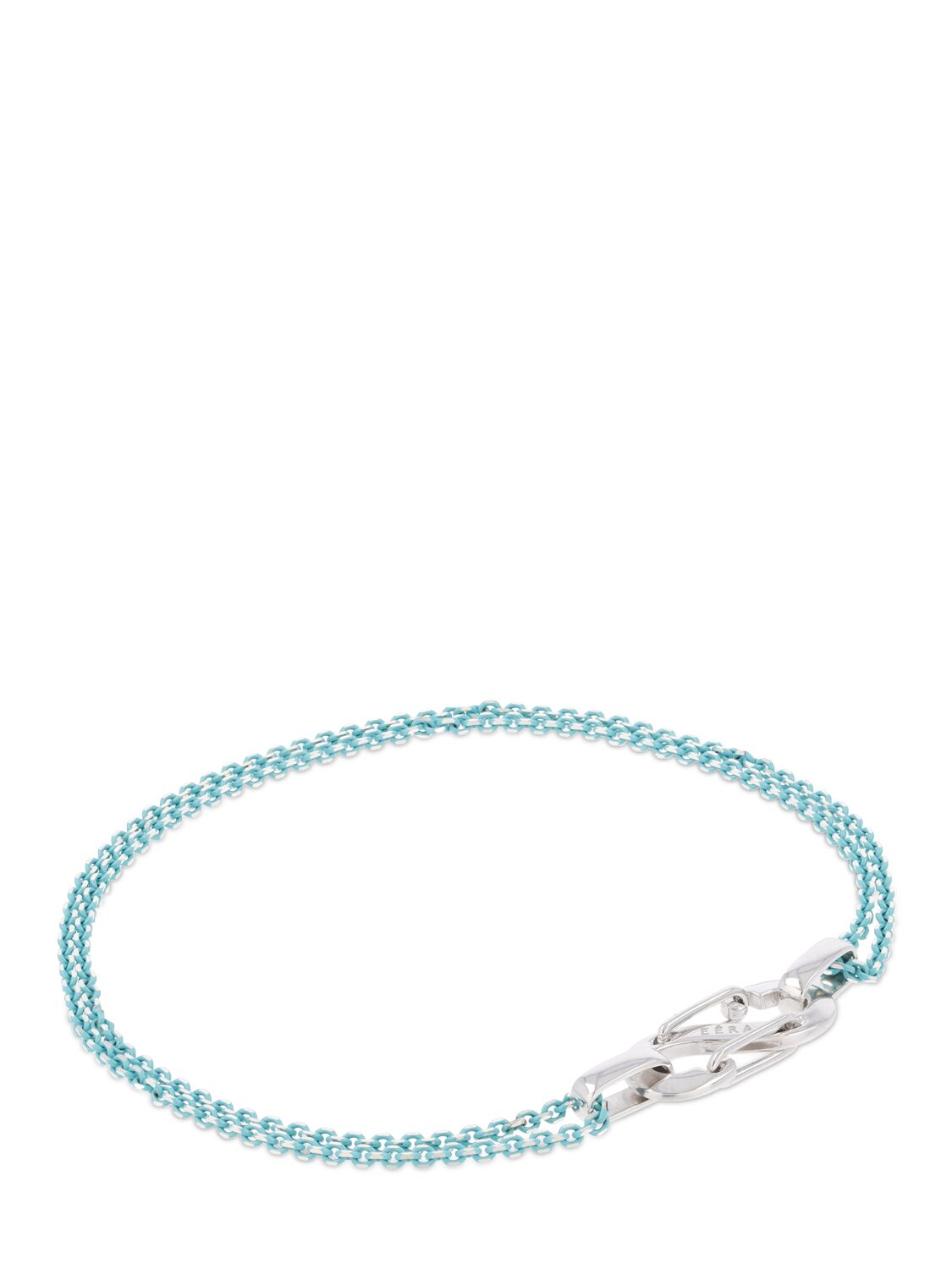Shop Eéra Romy Chain Bracelet In Turquoise