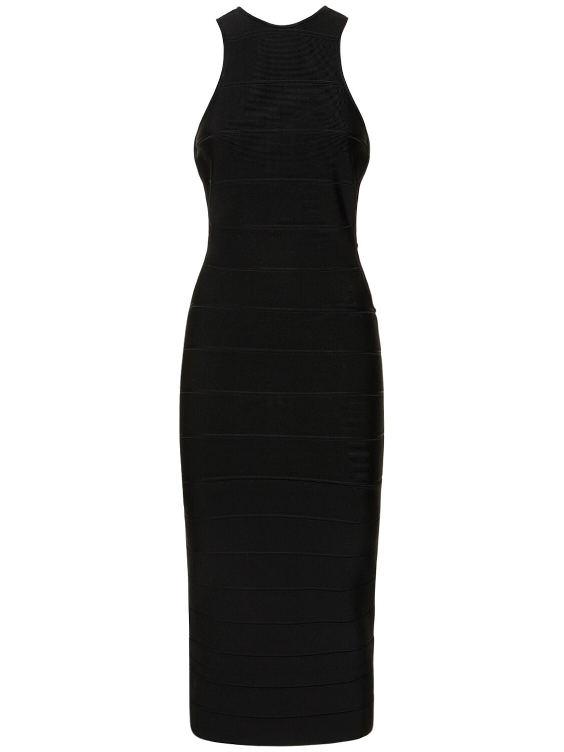 Bandage Jersey Midi Dress W/cutouts – WOMEN > CLOTHING > DRESSES