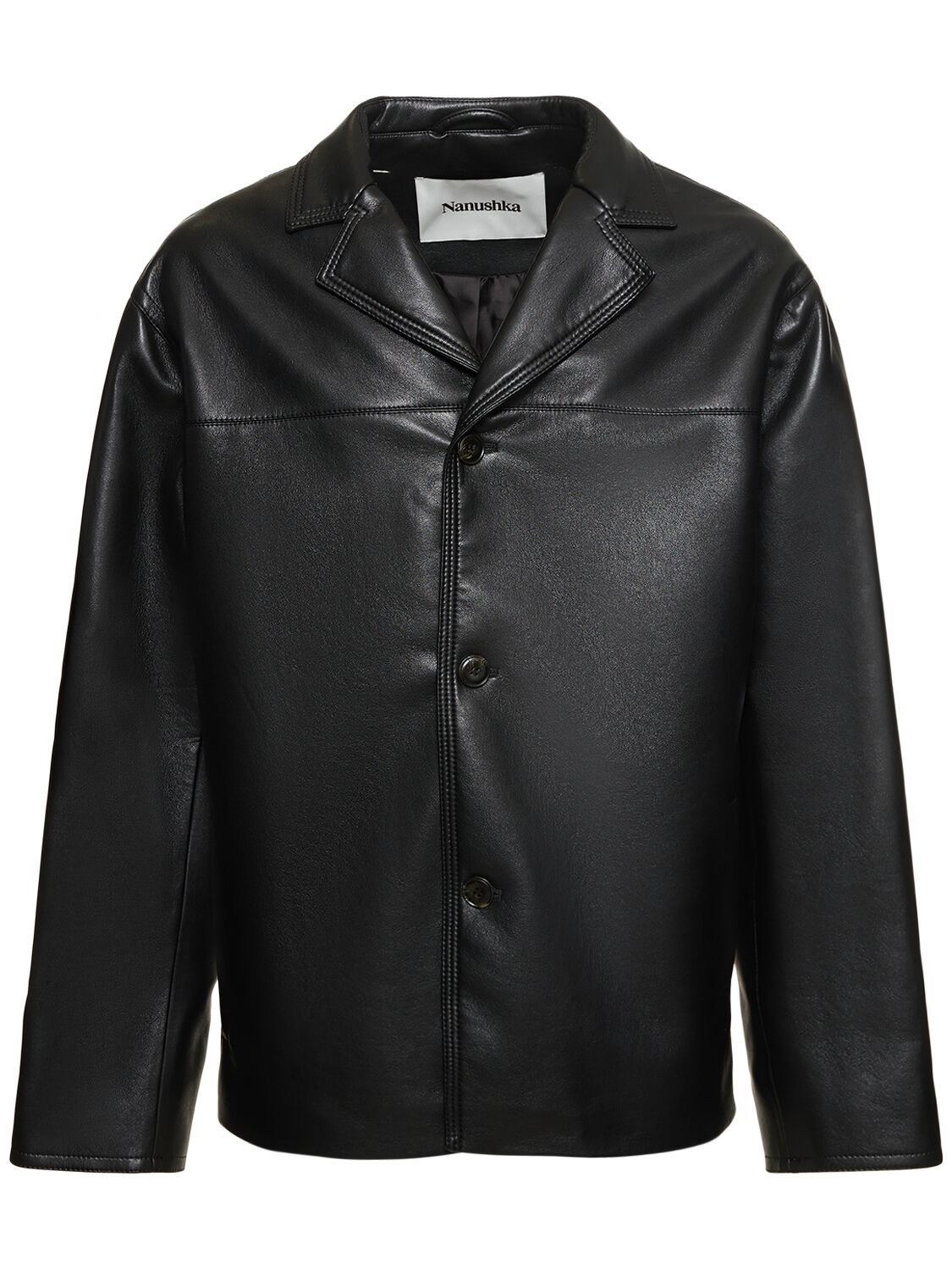 Regenerated Leather Jacket – MEN > CLOTHING > JACKETS