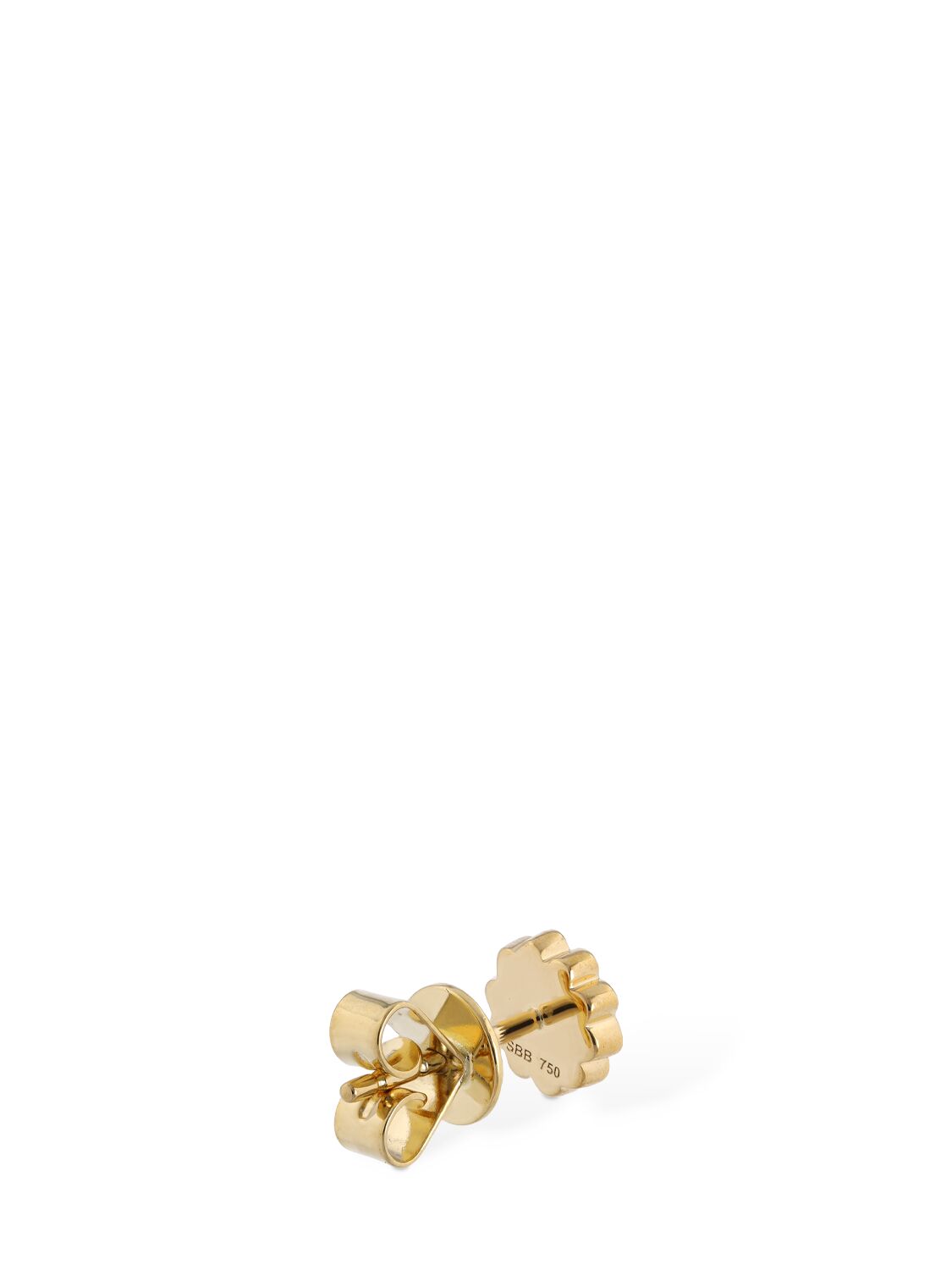 Shop Sophie Bille Brahe Soleil De Fleur Diamond Mono Earring In Gold,crystal
