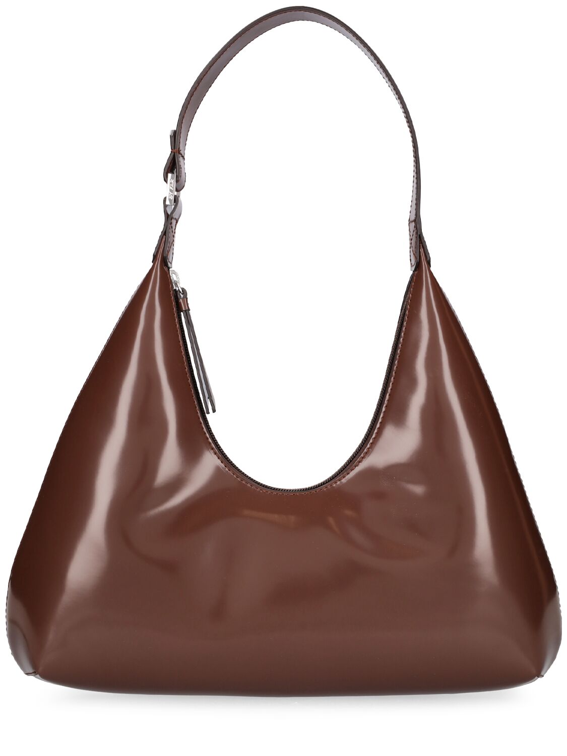 Amber Semi Patent Leather Shoulder Bag – WOMEN > BAGS > SHOULDER BAGS