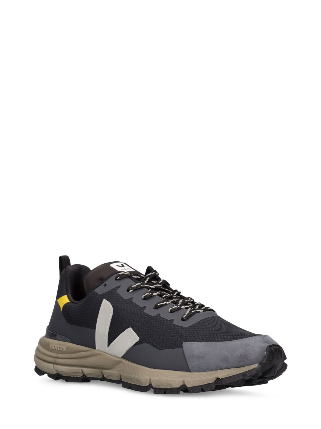 Shop Veja Dekkan Sneakers In Black Ox,grey