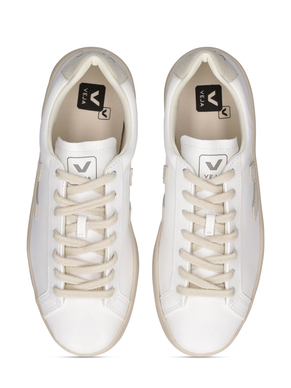 Shop Veja Urca Cotton Sneakers In White