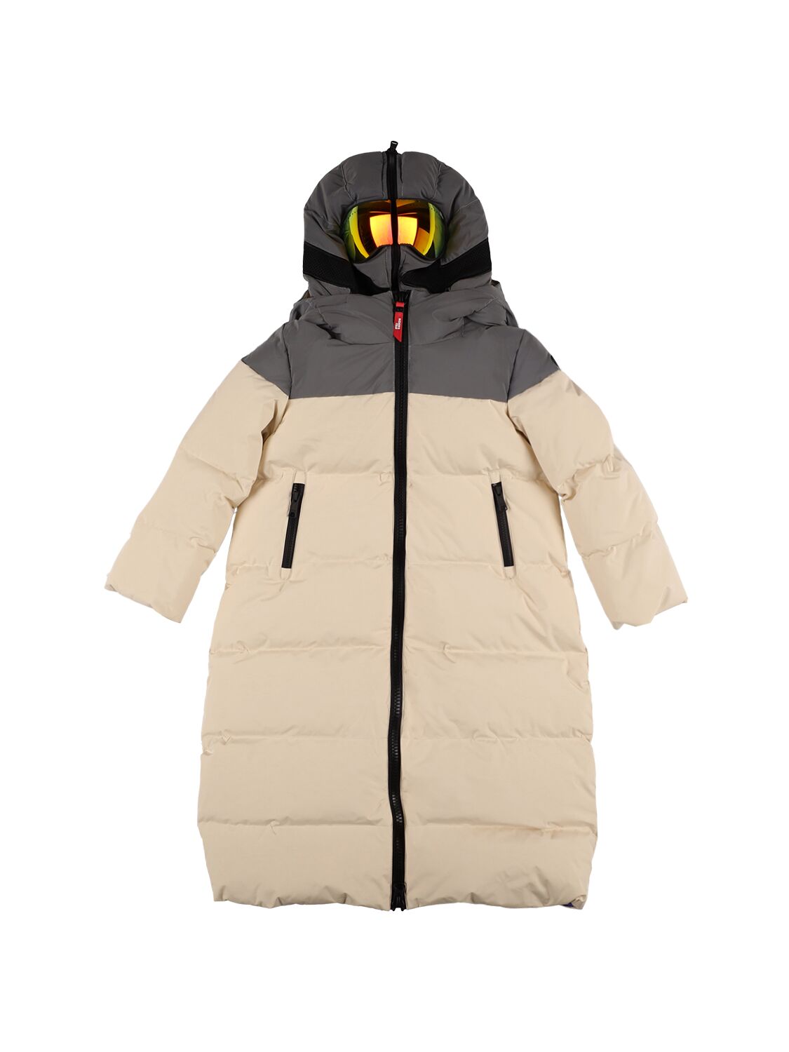 Ai Riders Kids' Water Repellent Nylon Down Jacket In Neutral