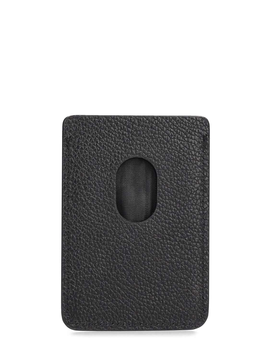 Shop Balenciaga Magnet Card Holder In Black