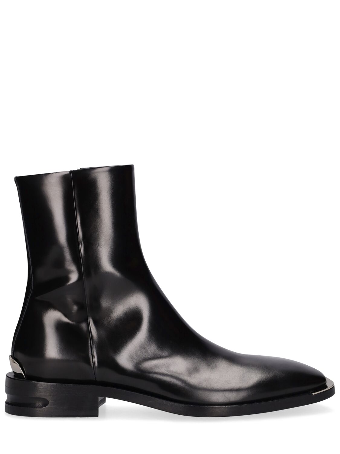 Mattia Capezzani Abrasivato Leather Boots In Black