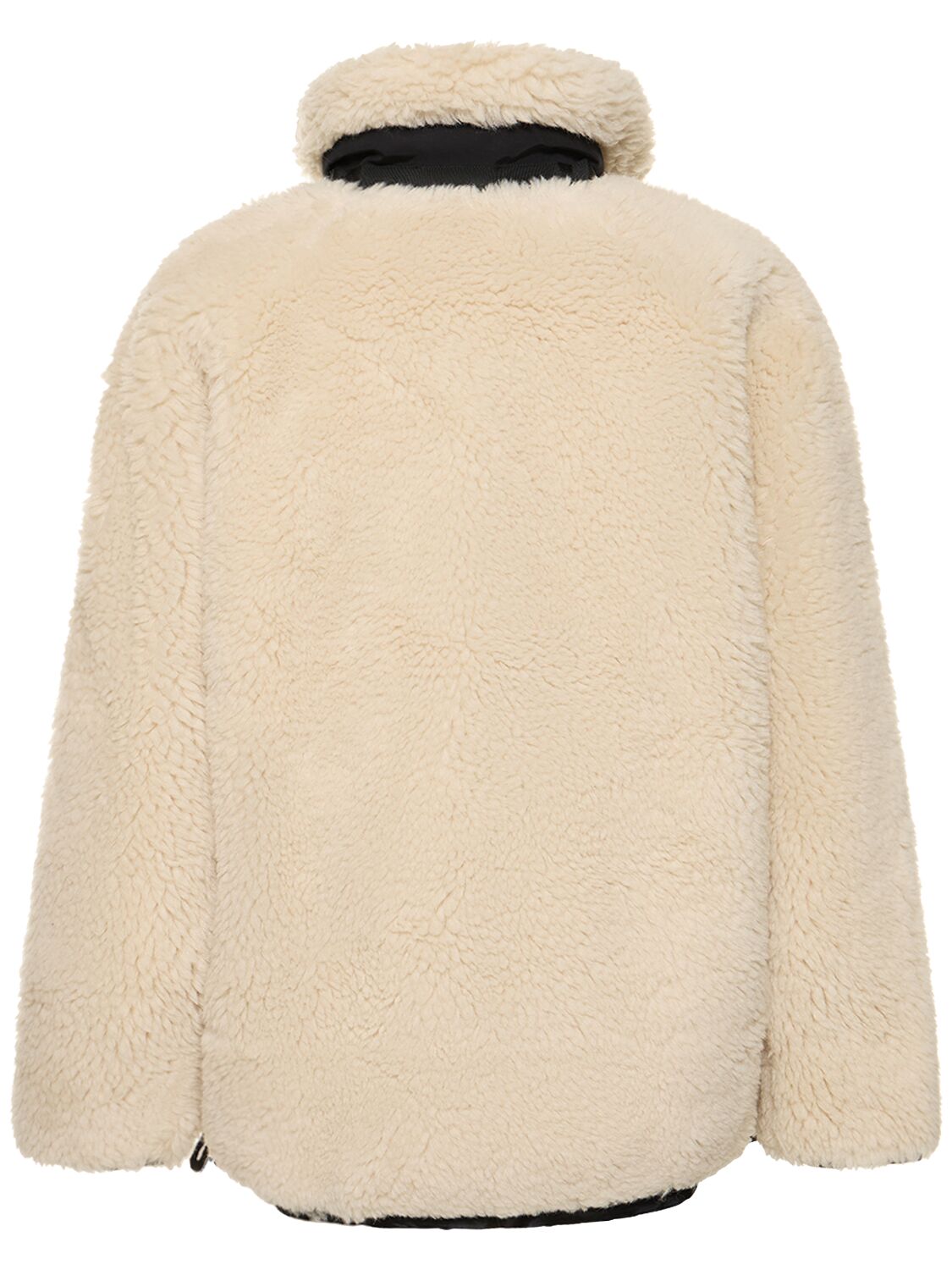 Women's Convertible Jacket In Ripstop And Faux Shearling by Sacai