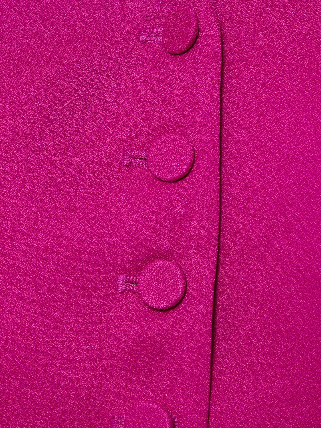 Shop The Andamane Nadine Cropped Crepe Satin Vest In Pink