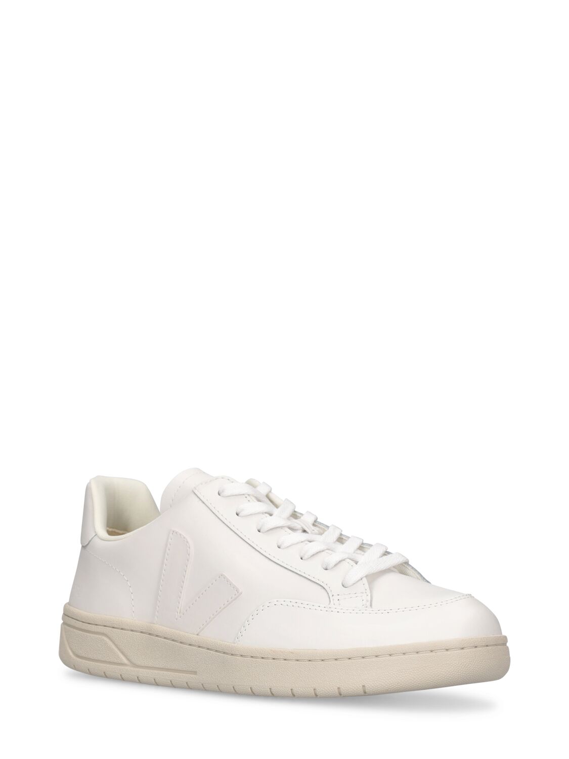 Shop Veja V-12 Sneakers In Extra White