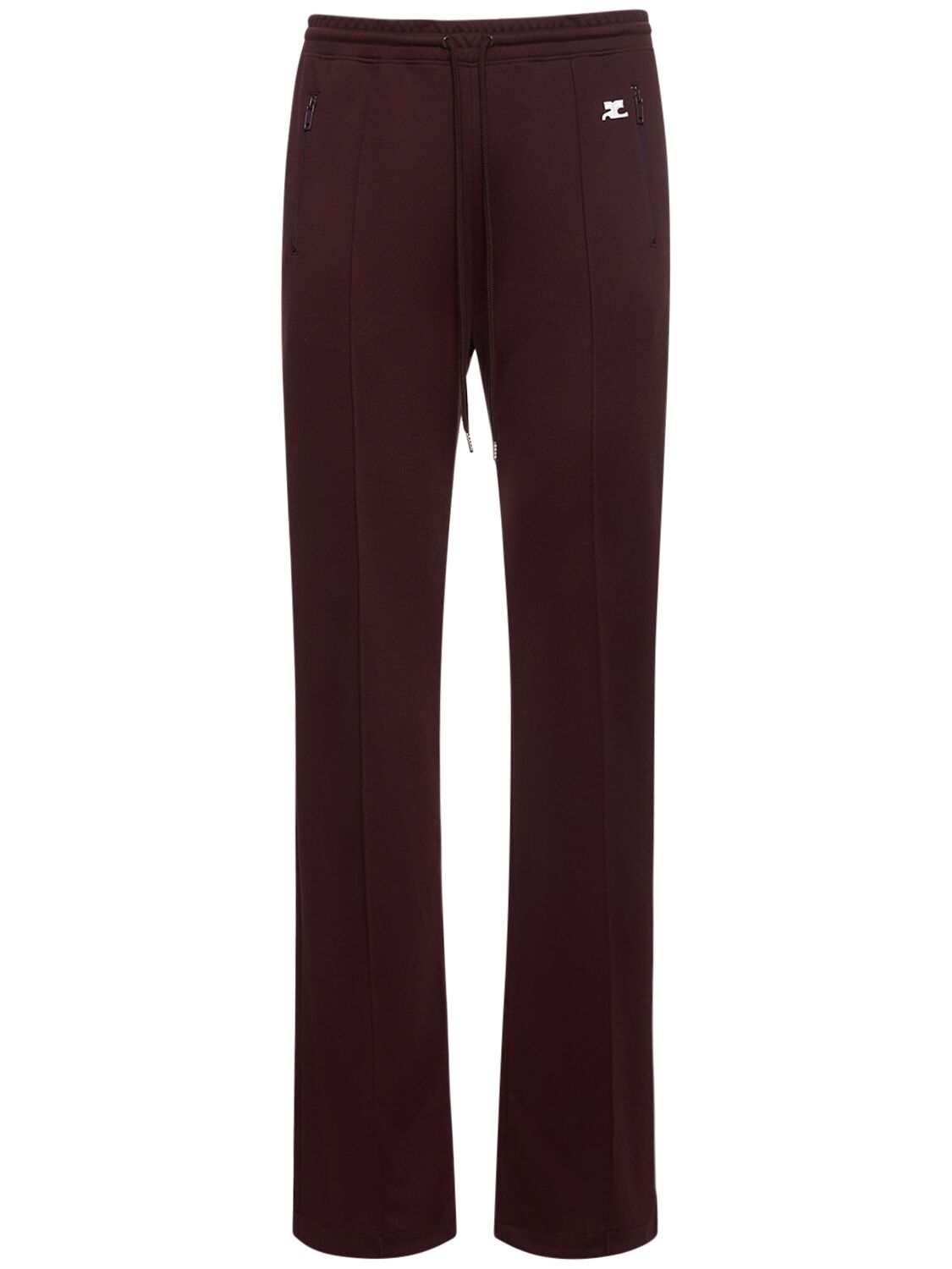 Cord Fleece Track Pants - Burgundy – Feature