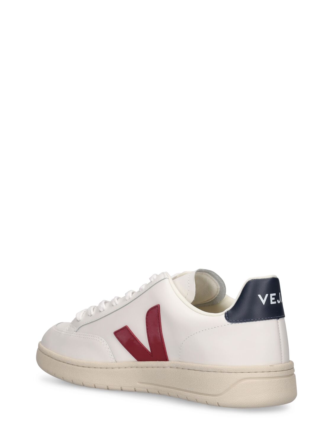 Shop Veja V-12 Sneakers In White,mars,natural