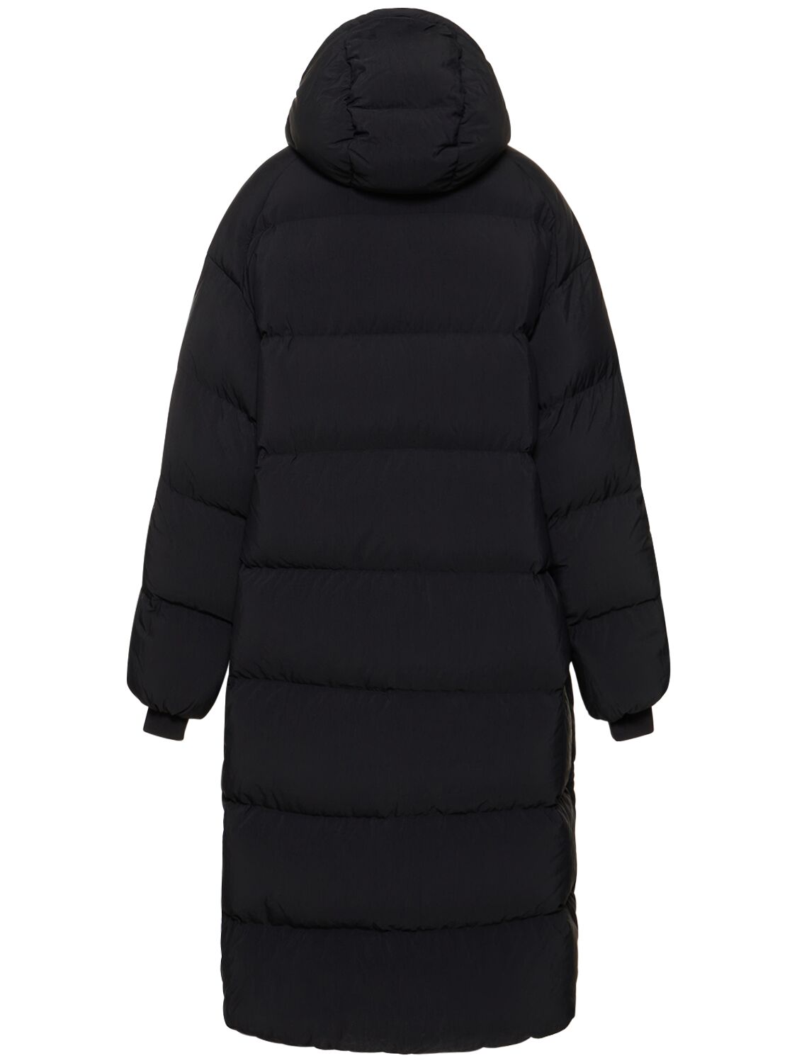 Y-3 Long Down Jacket In Black