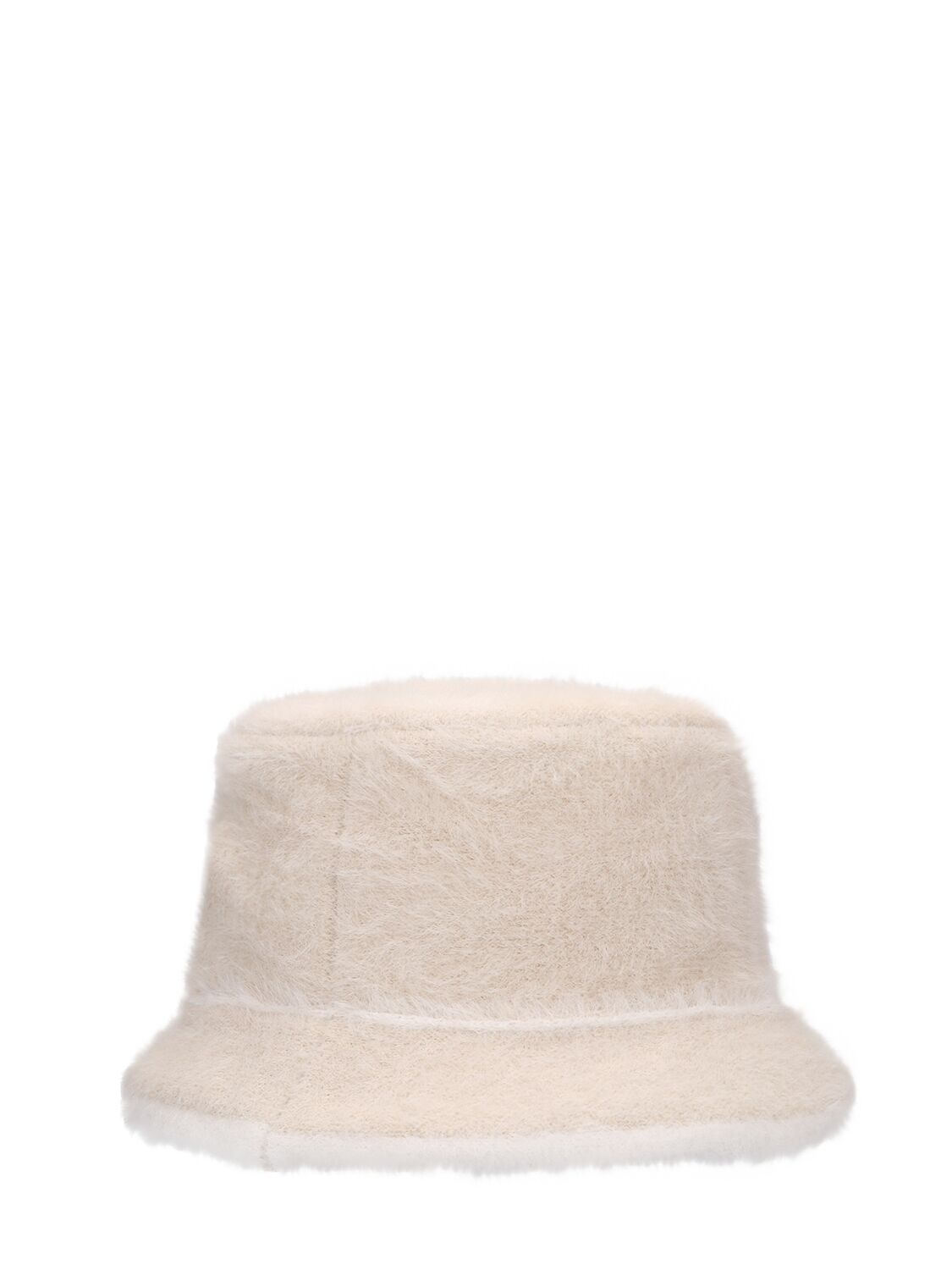 Shop Jacquemus Le Bob Neve Bucket Hat In Off-white