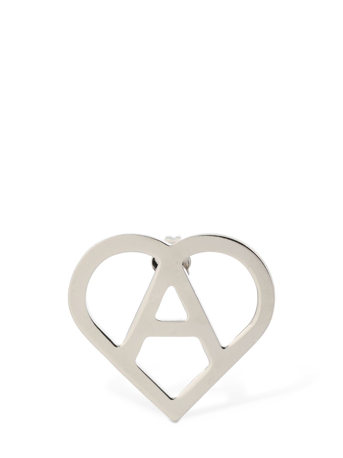 Alyx Heart Logo Mono Earring In Silver