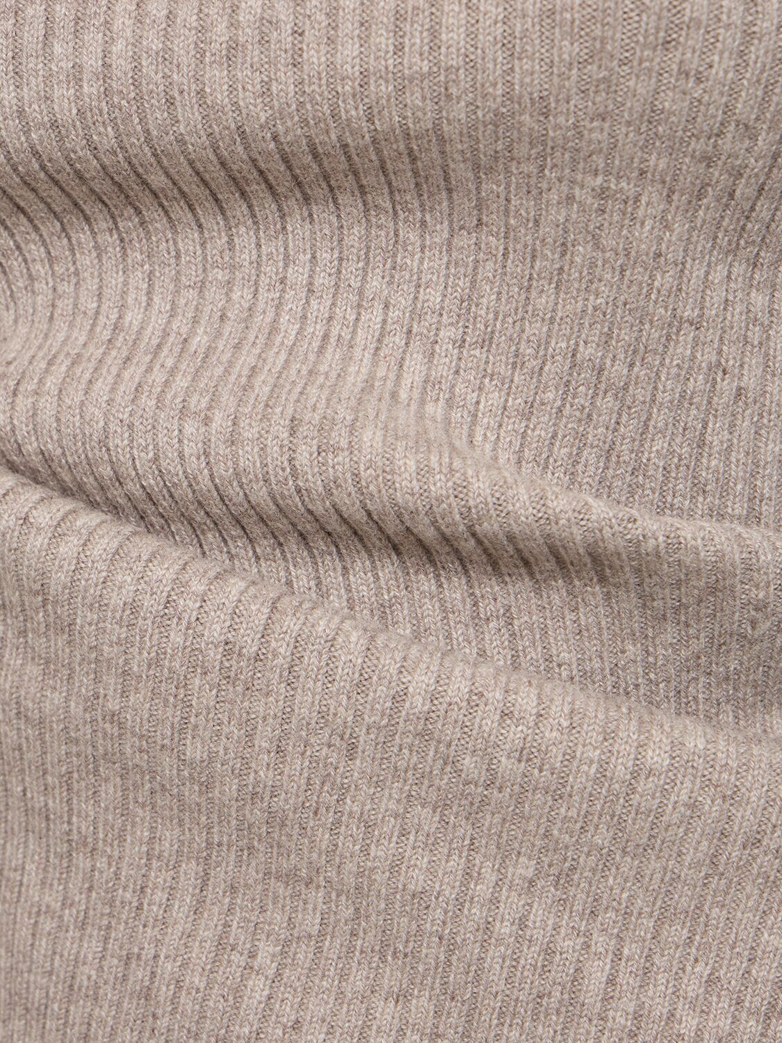 Shop Michael Kors Cashmere Blend Knit Turtleneck Sweater In Grey