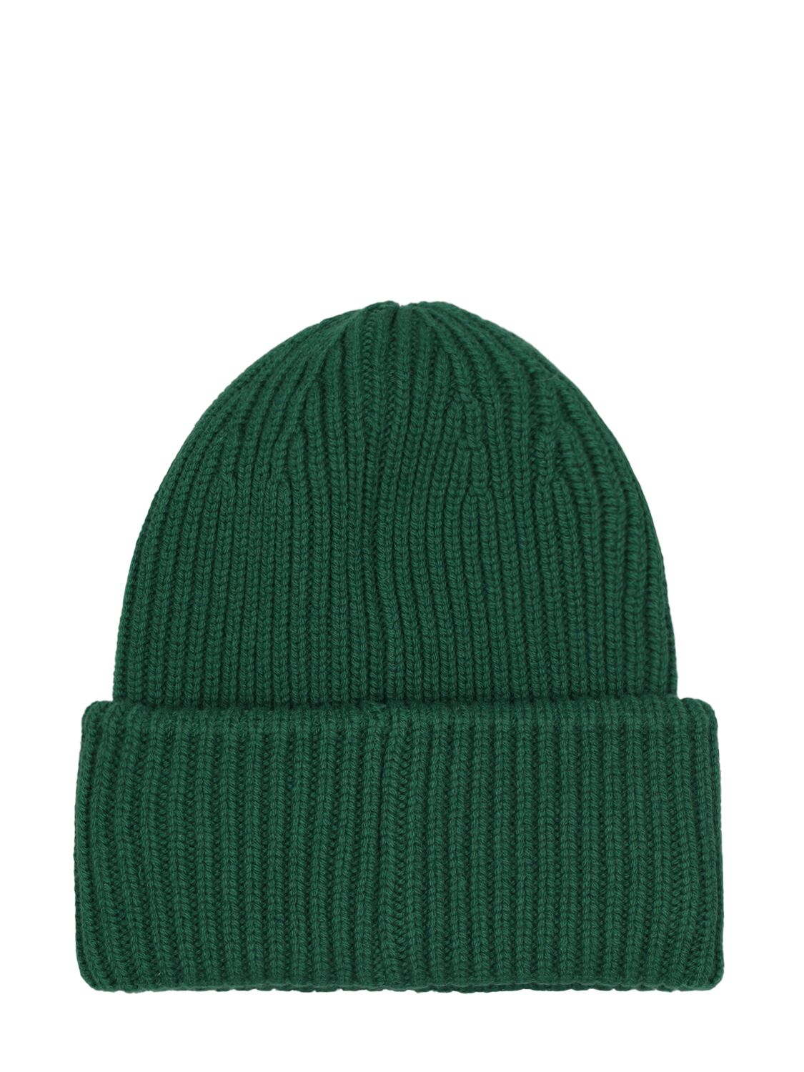 Shop Moncler Cashmere Blend Beanie In Green