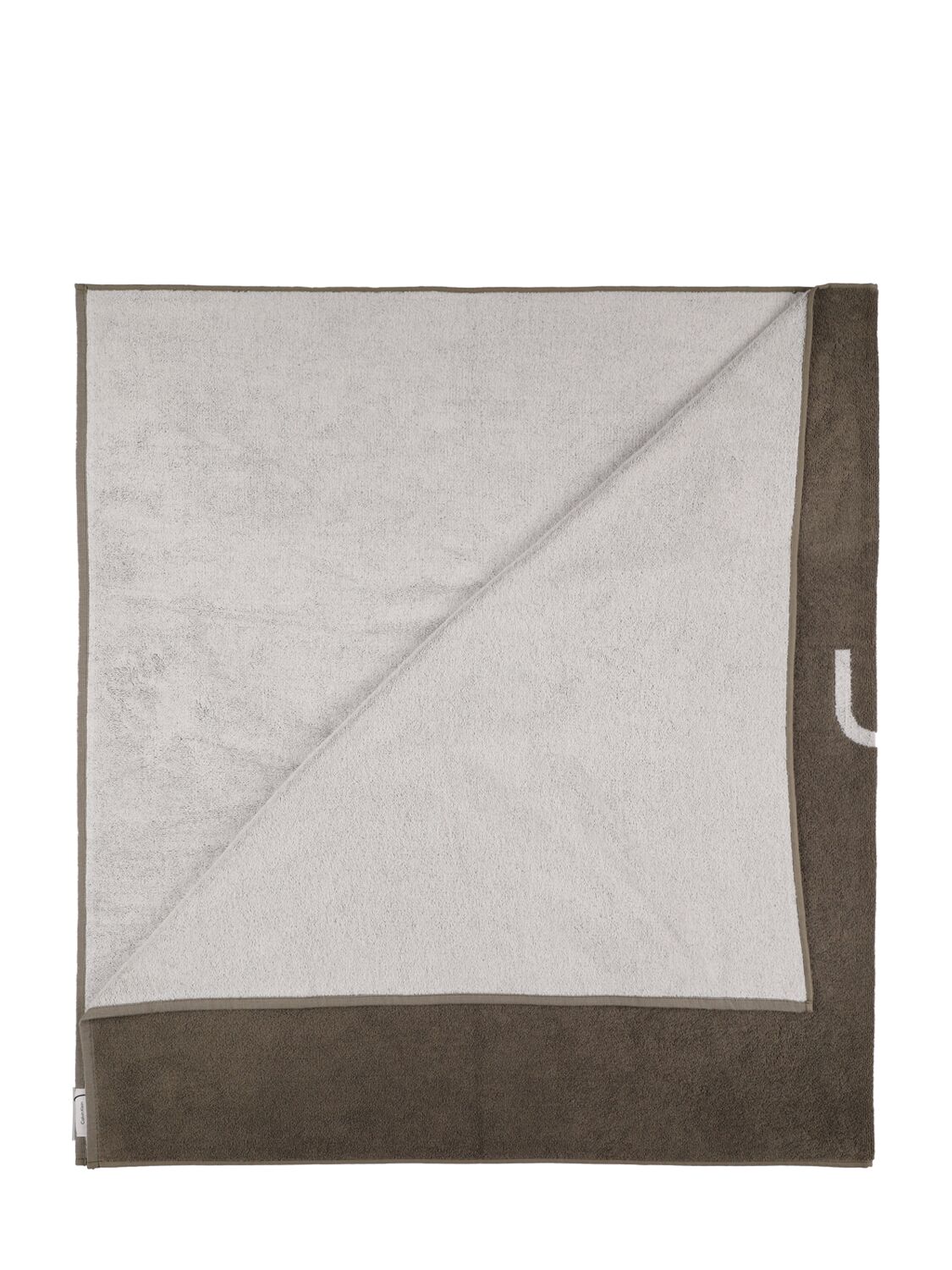 Calvin Klein Logo Cotton Beach Towel