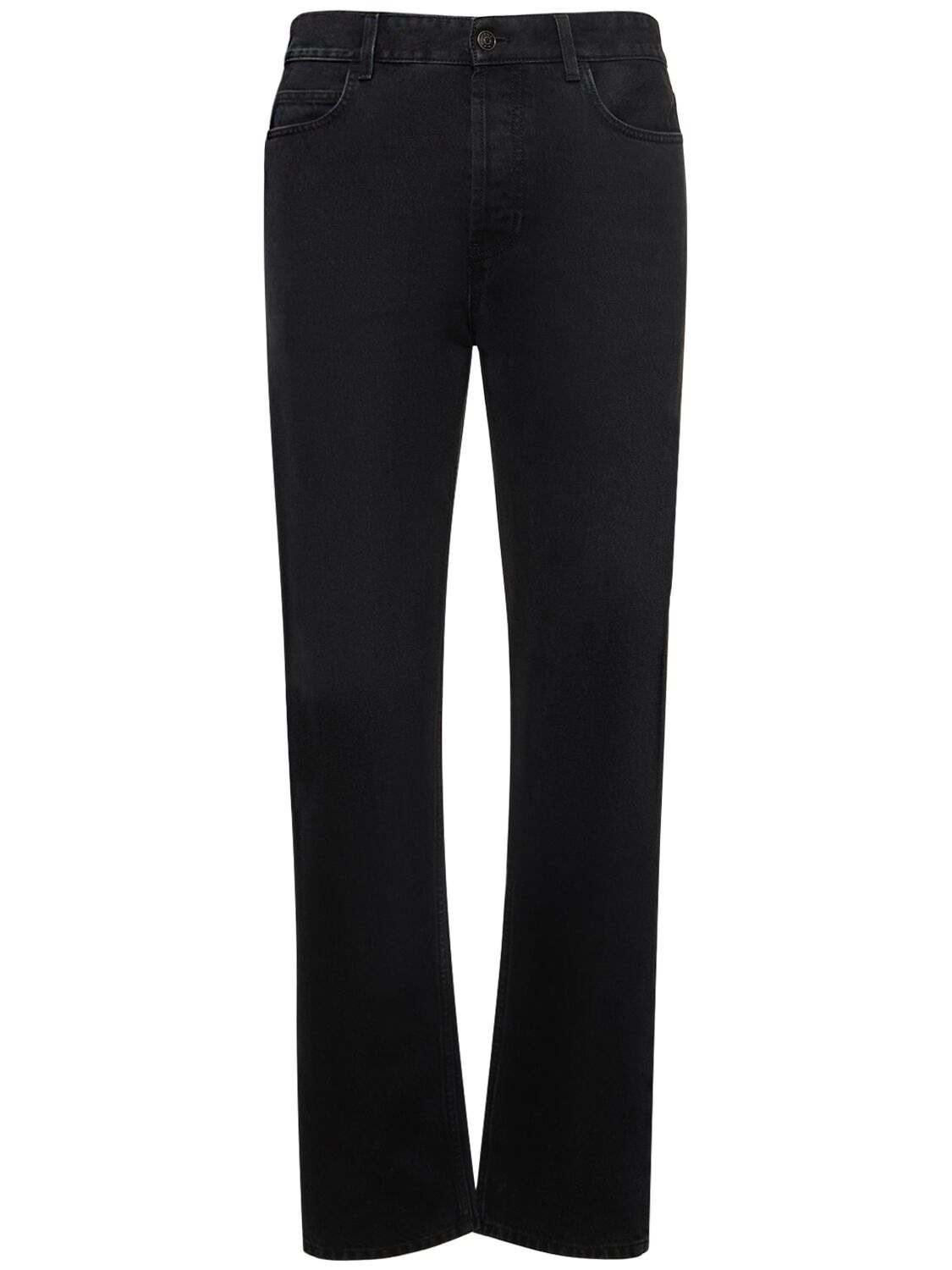 Shop The Row Carlisle Cotton Denim Jeans In Black