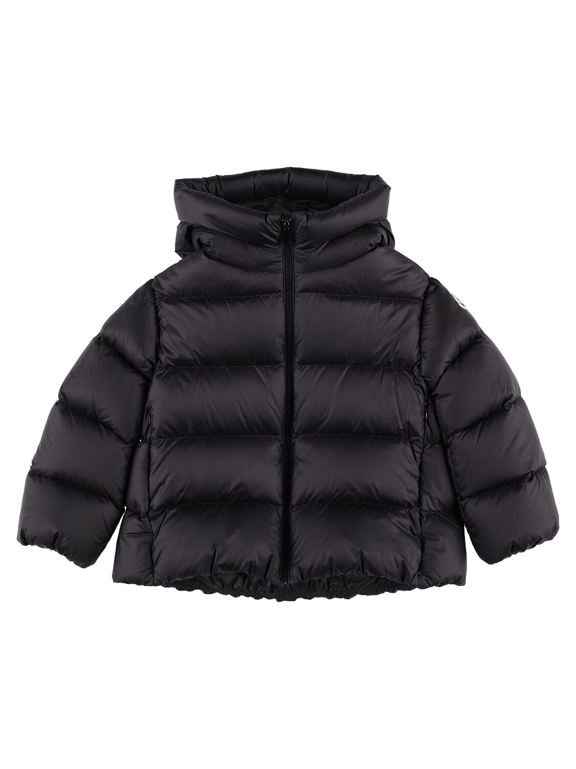 Moncler Kids' Irina Nylon Down Jacket In Black