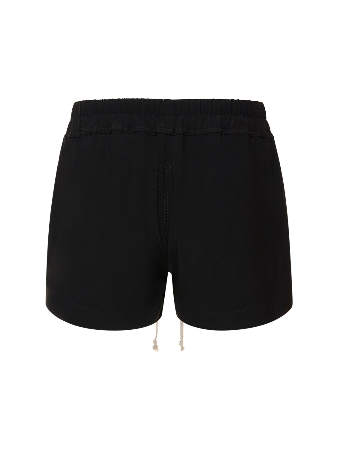 Shop Rick Owens Fog Cady Boxer Shorts In Black