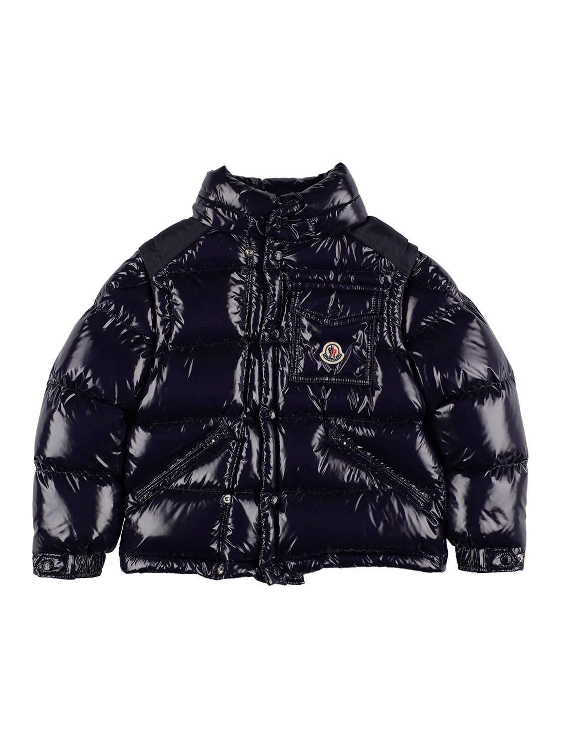 Shop Moncler Karakorum Ripstop Enfant Jacket In Dark Blue
