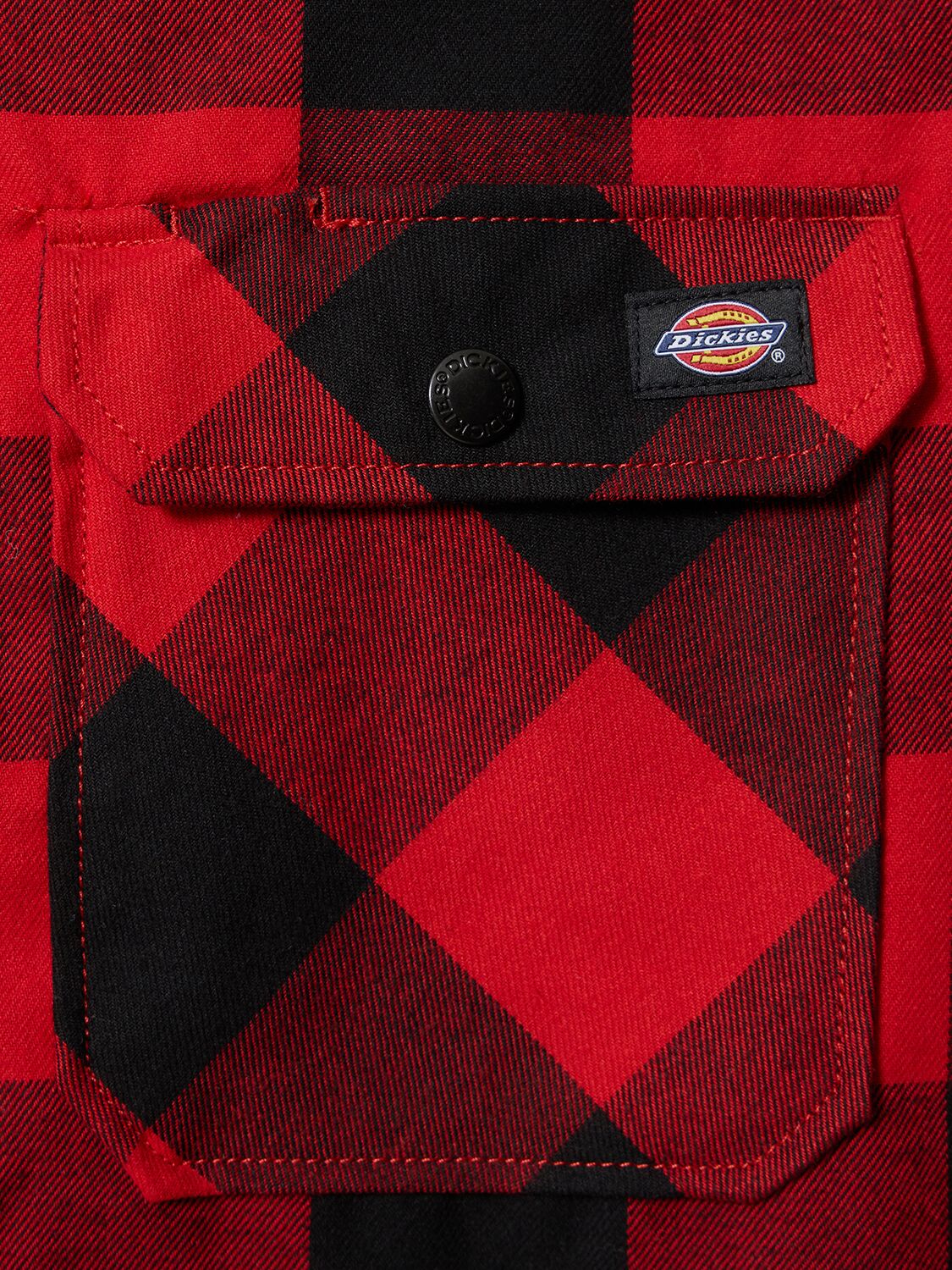 Shop Dickies Lined Sacramento Shirt In Red