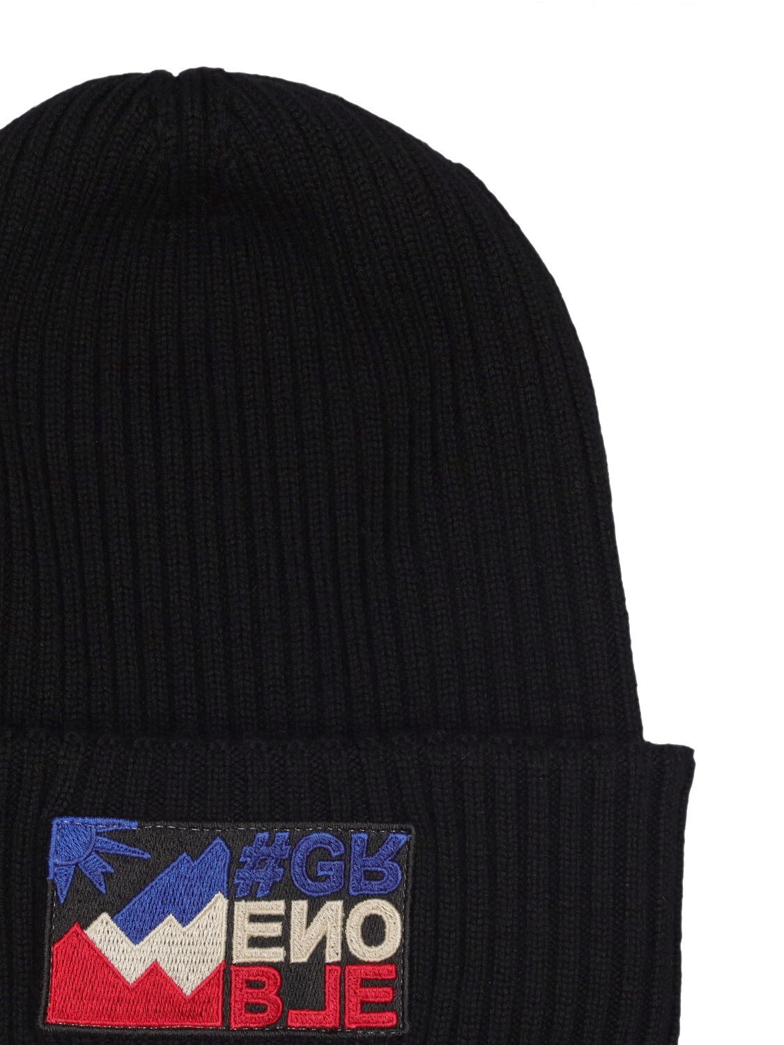 Shop Moncler Extrafine Wool Beanie In Black