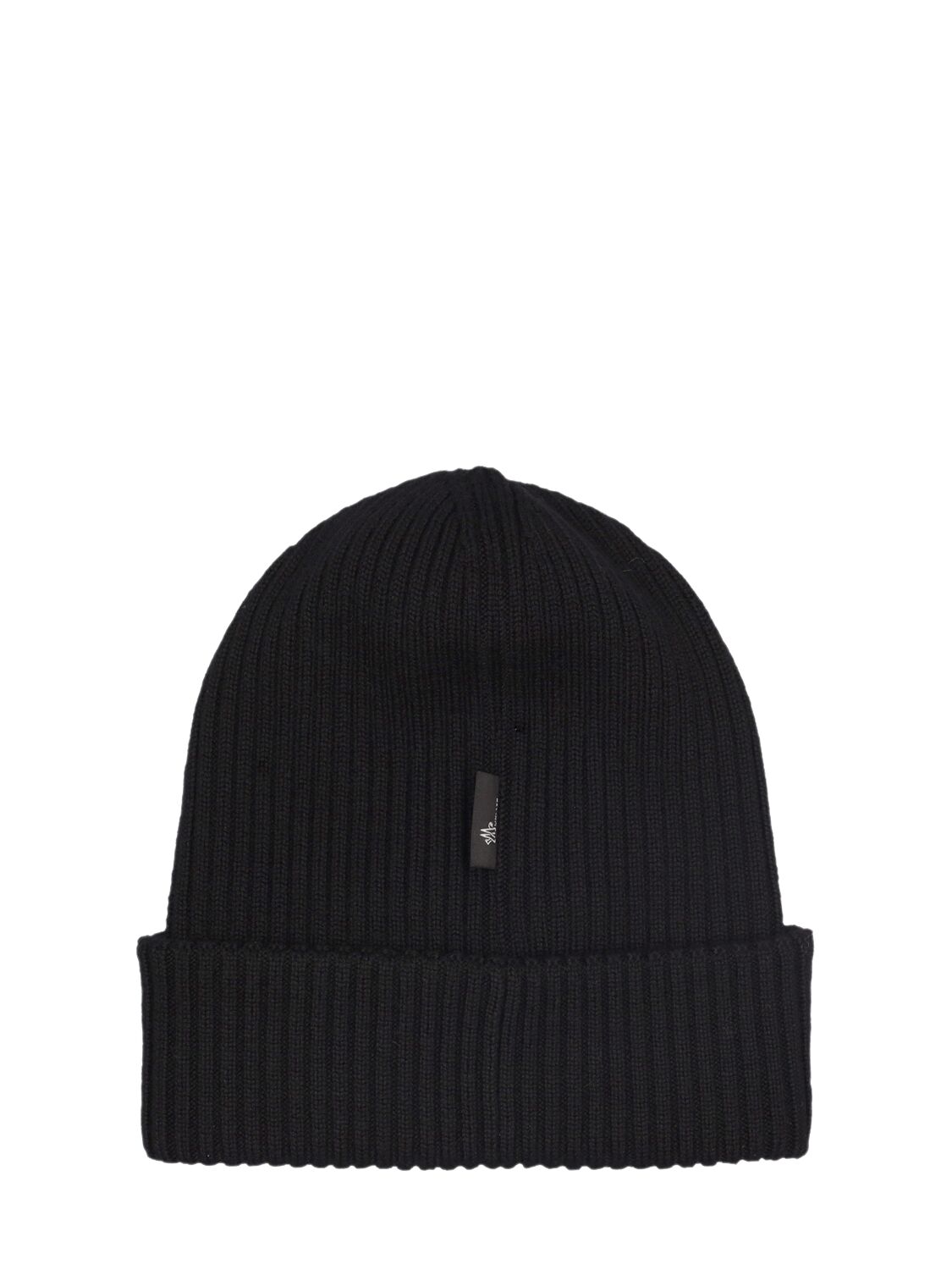 Shop Moncler Extrafine Wool Beanie In Black