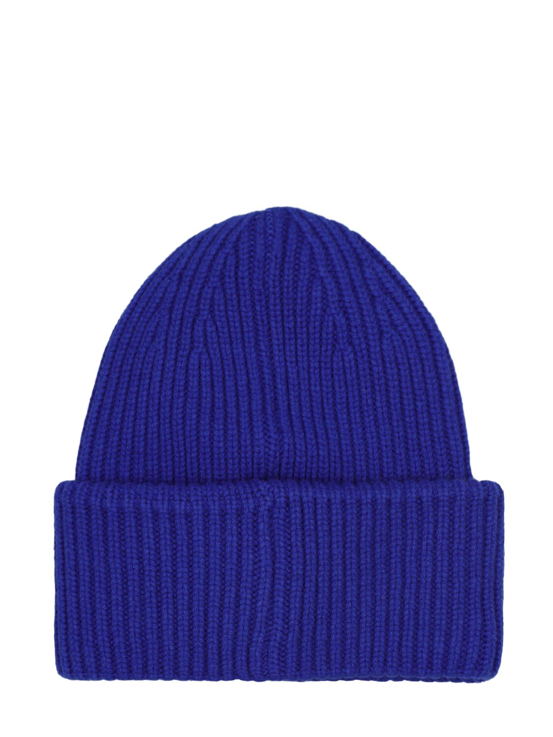 Shop Moncler Wool & Cashmere Blend Beanie In Bright Blue