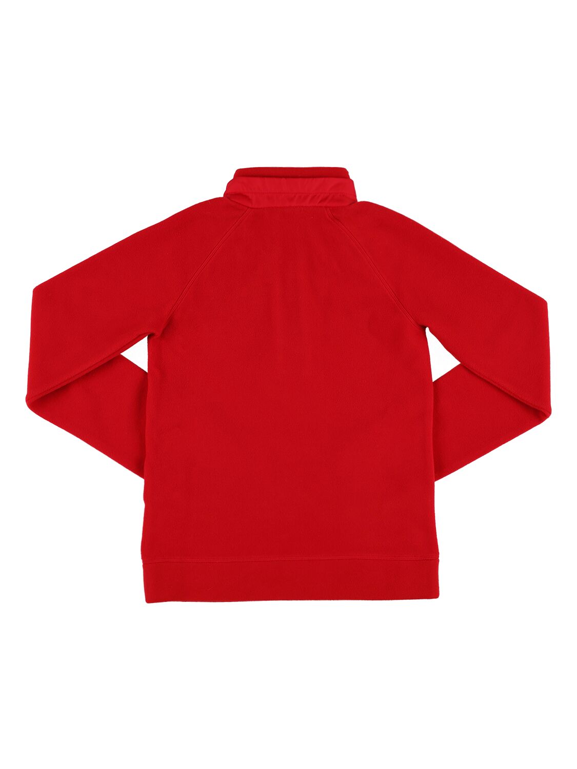 Shop Moncler Fleece Zip-up Sweatshirt In Red