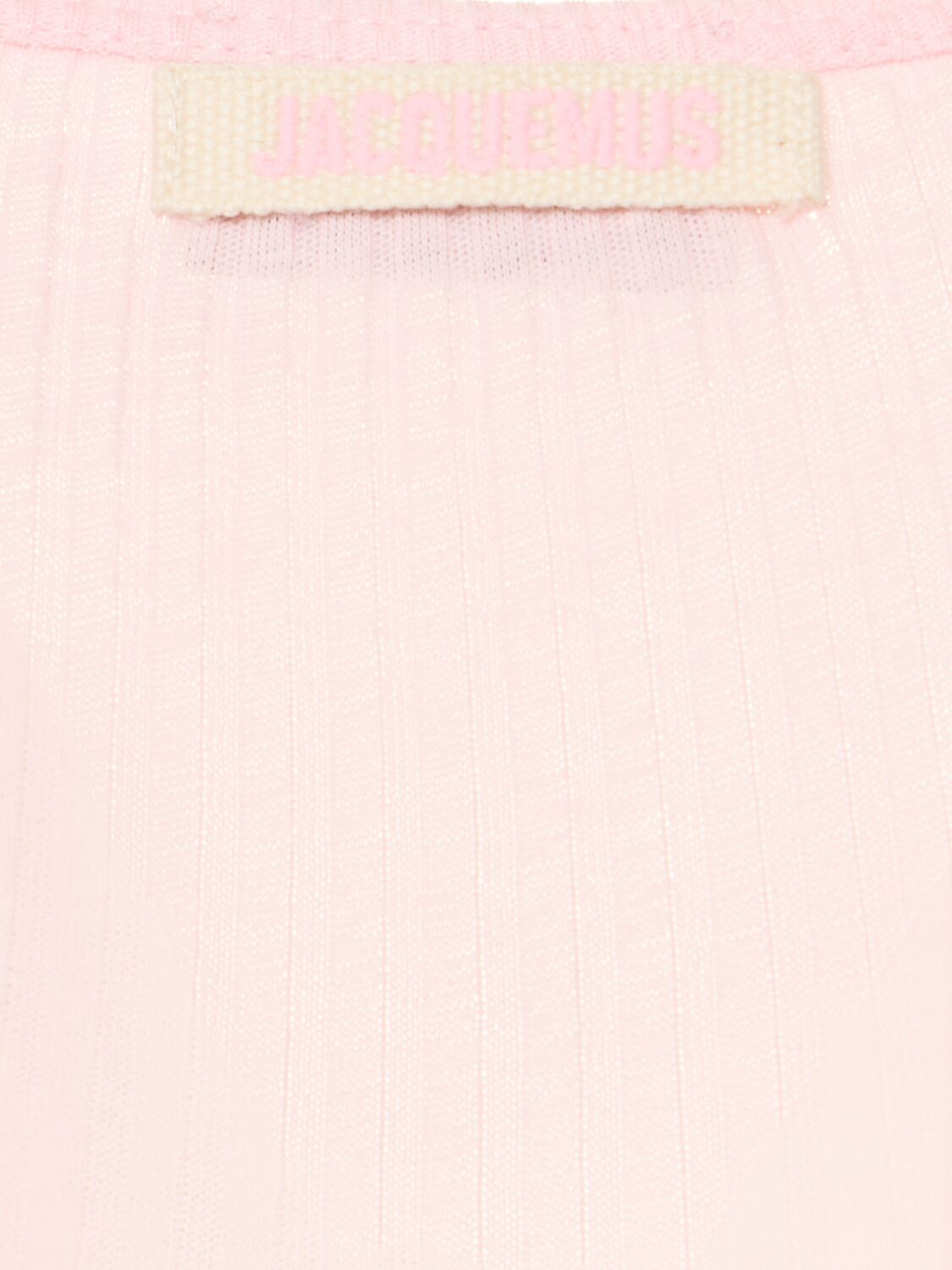Shop Jacquemus Le Debardeur Caraco Cotton Tank Top In Pink