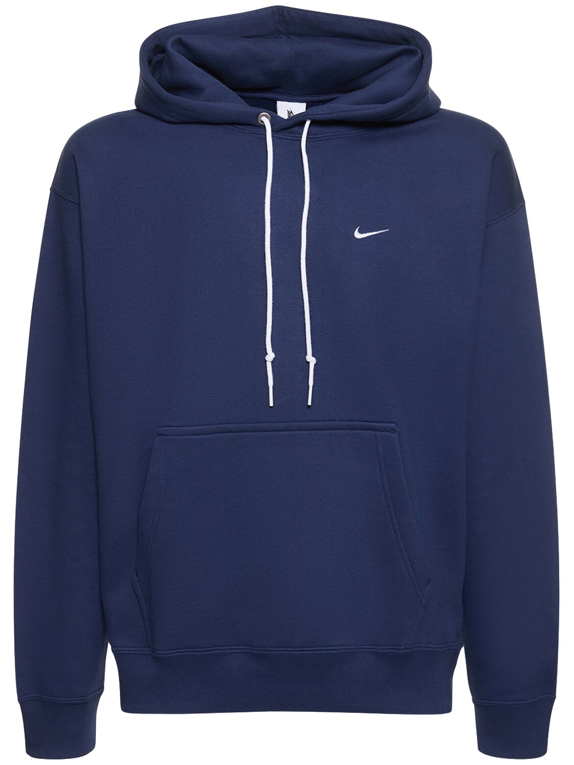 Image of Solo Swoosh Cotton Blend Hoodie
