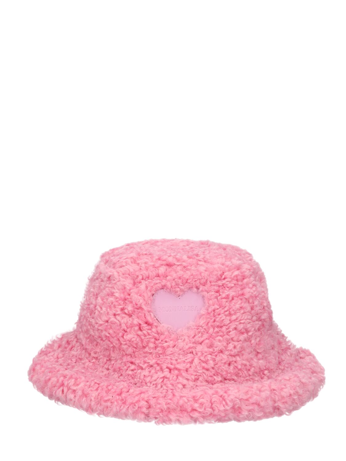 Monnalisa Kids' Teddy Bucket Hat In Pink