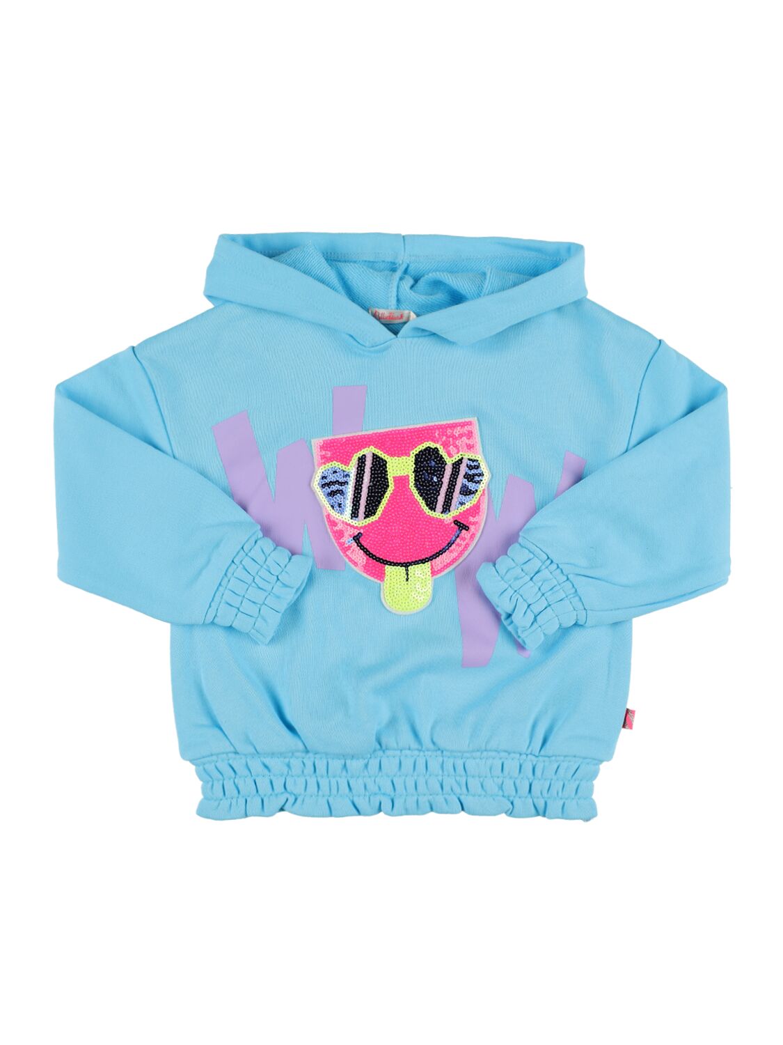 Image of Sequined Cotton Hoodie