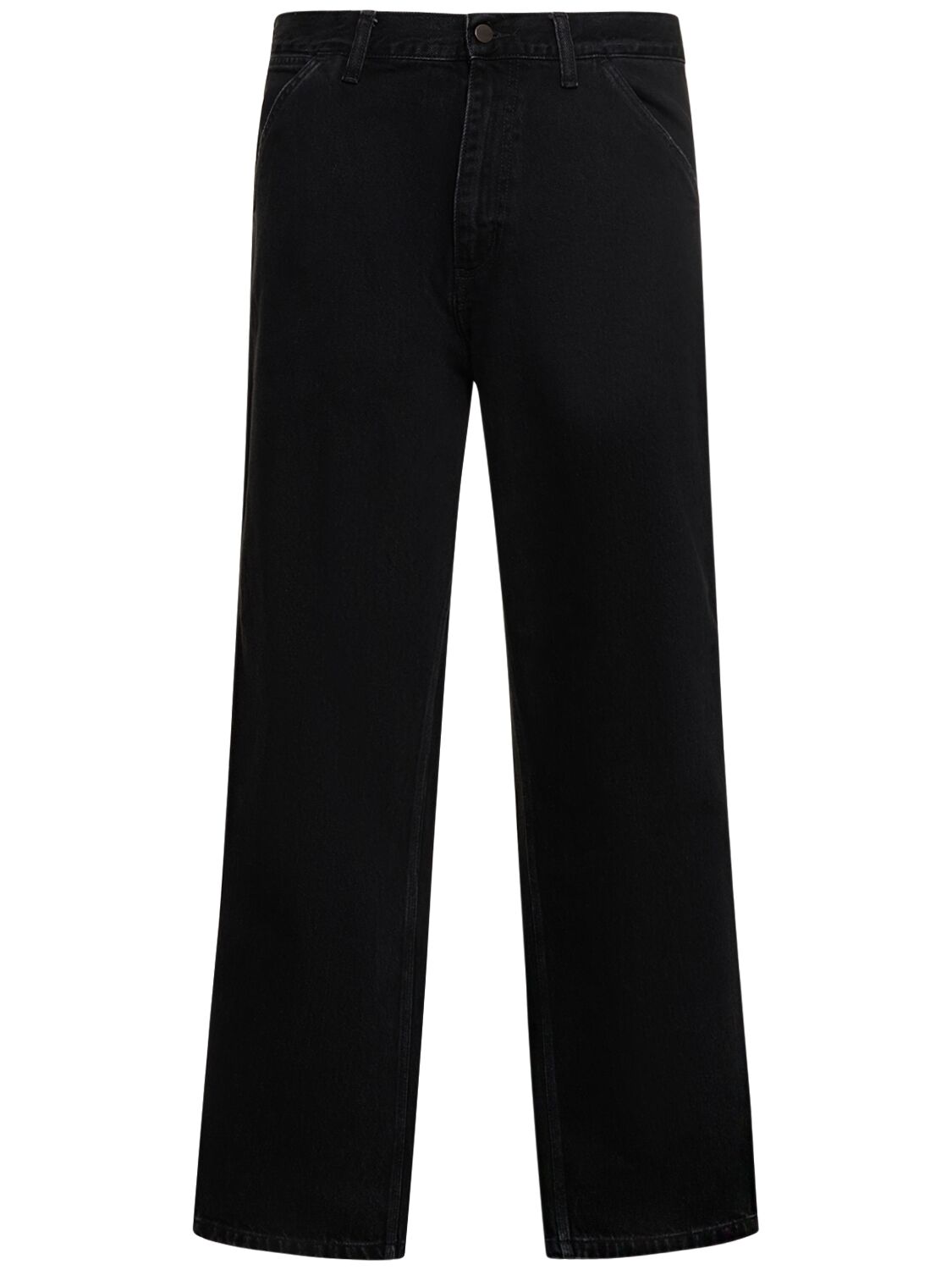 Shop Carhartt L32 Triple-stitched Carpenter Pants In Black Stone