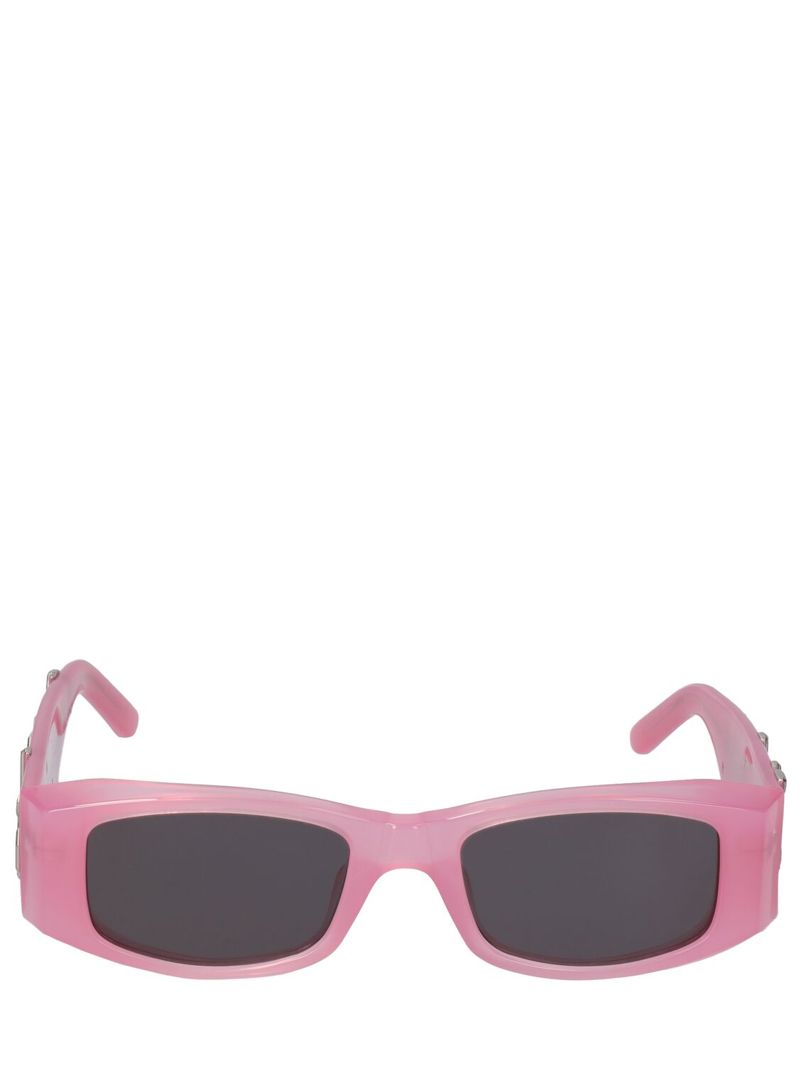 Palm Angels Angel Squared Acetate Sunglasses In Pink
