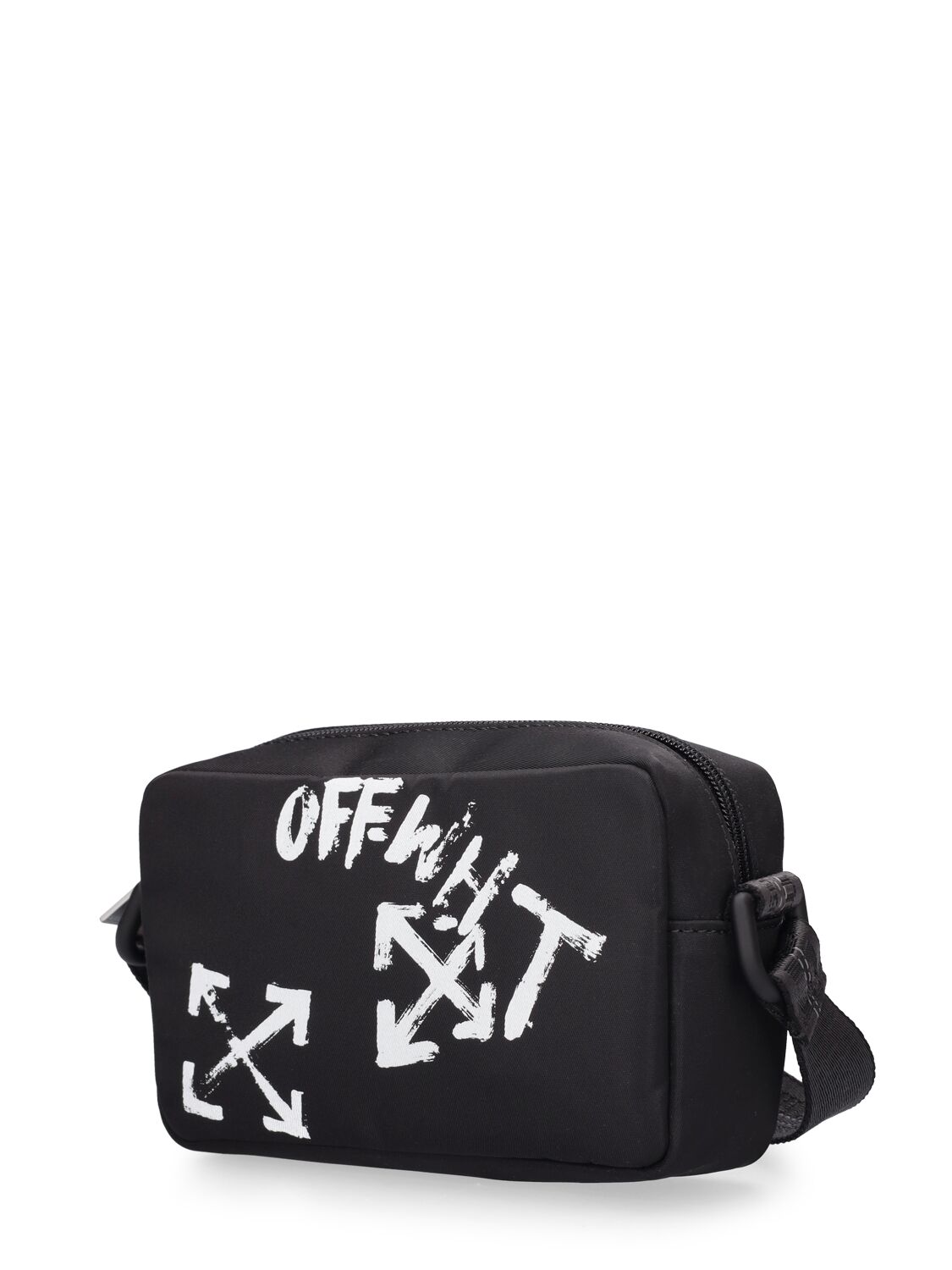 Off White Kids Paint Script Camera Bag