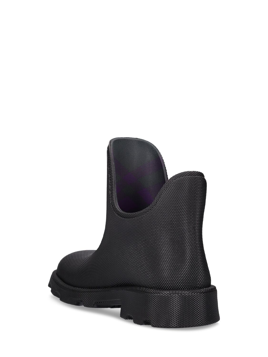 Shop Burberry Ray Rubber Ankle Boots In Black