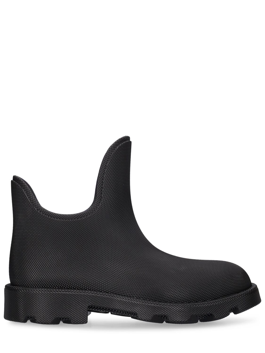 Shop Burberry Ray Rubber Ankle Boots In Black