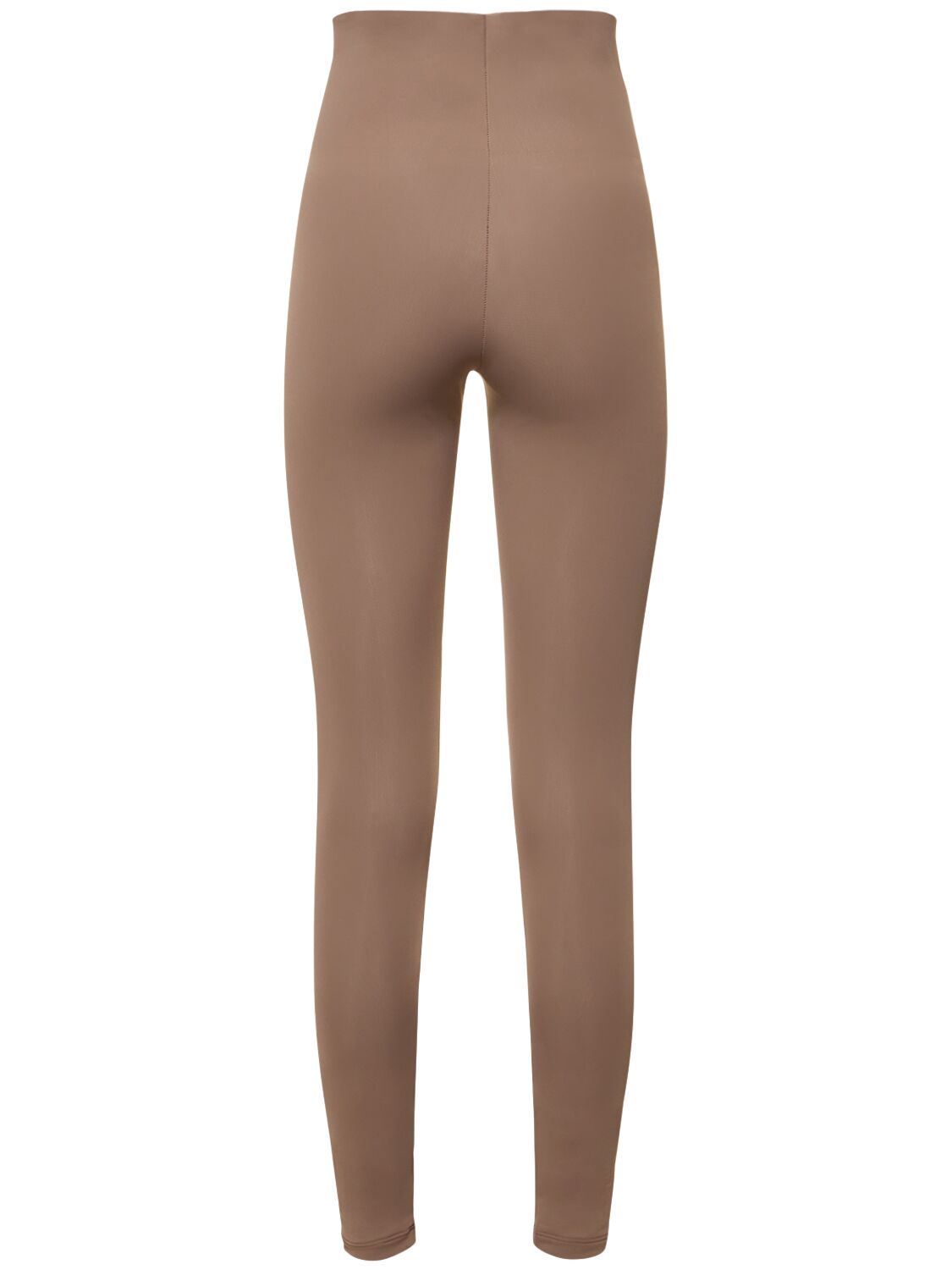 Shop The Andamane Holly 80's Stretch Jersey Leggings In Brown