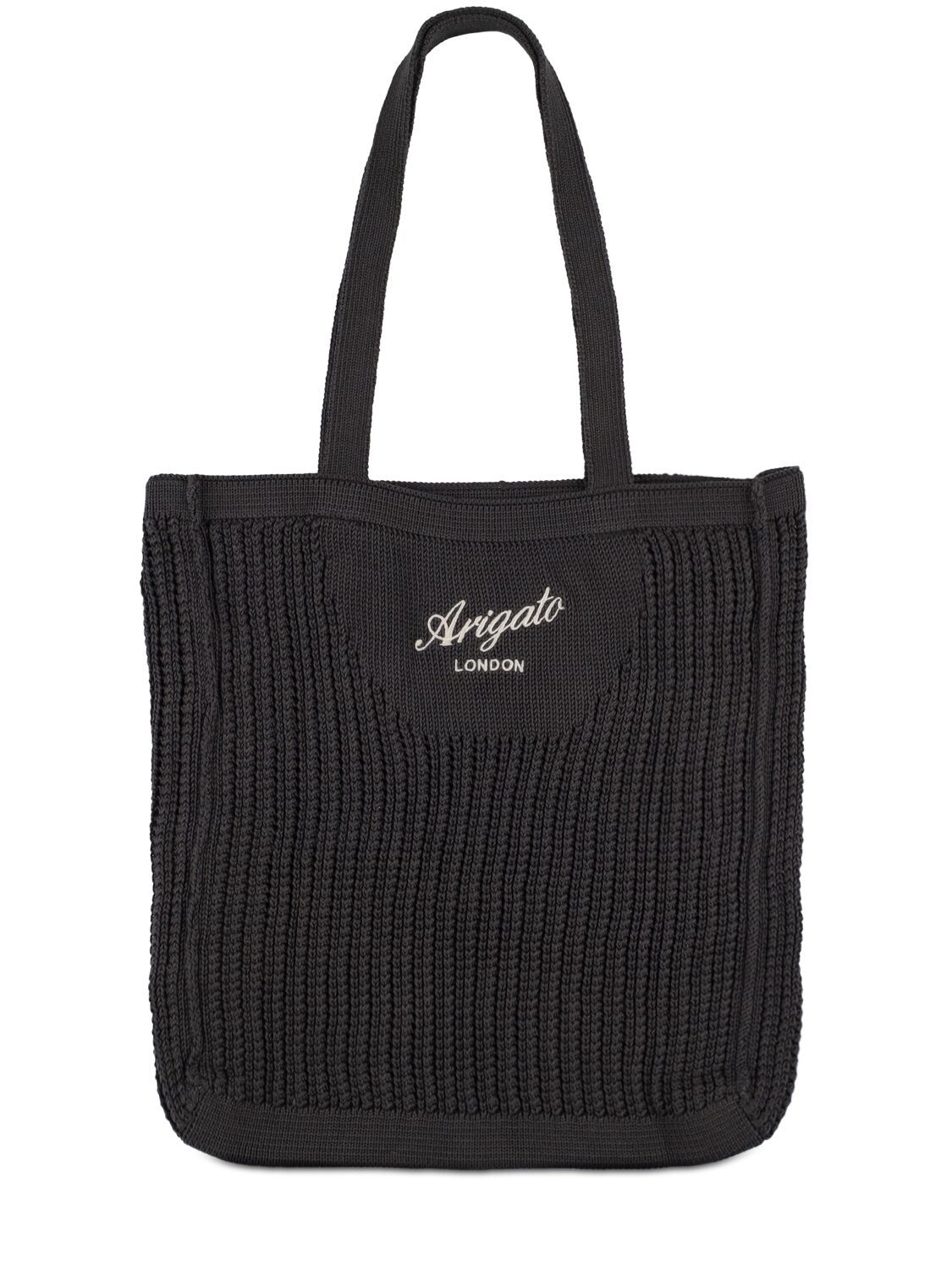 Grid Cotton Tote – WOMEN > BAGS > TOTE BAGS