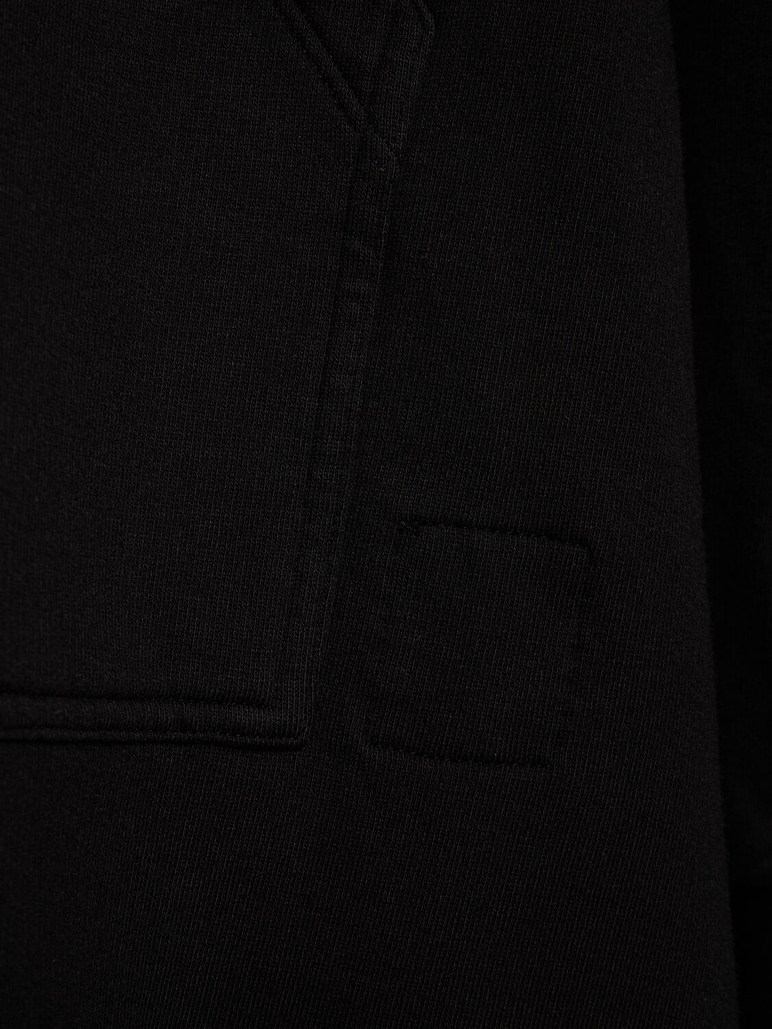 Shop Rick Owens Drkshdw Hooded Fishtail Zipped Sweatshirt In Black