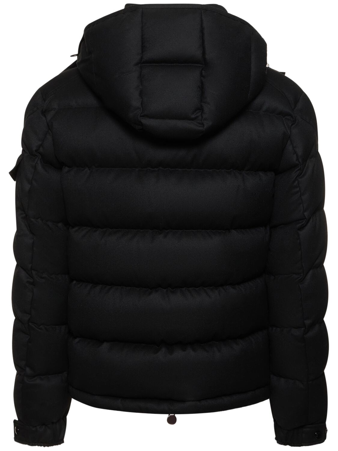 Shop Moncler Montgenevre Wool Down Jacket In Black