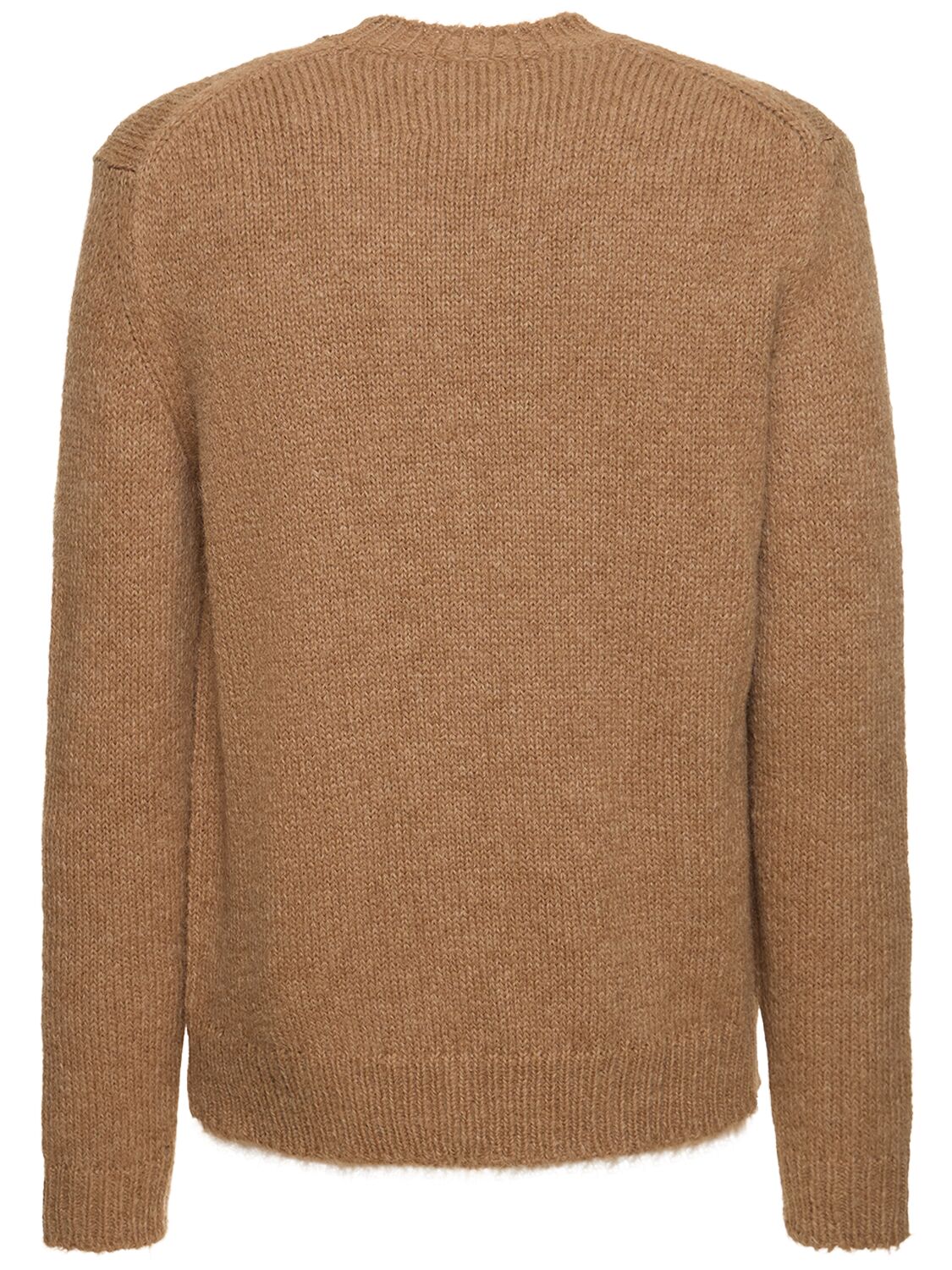 Shop Jil Sander Alpaca Blend Bouclé Sweater In Cinnamon