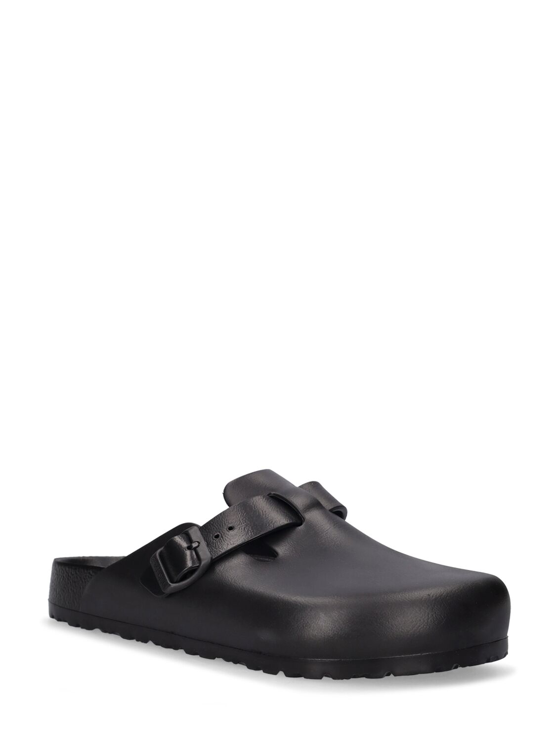 Shop Birkenstock Boston Eva Mules In Black