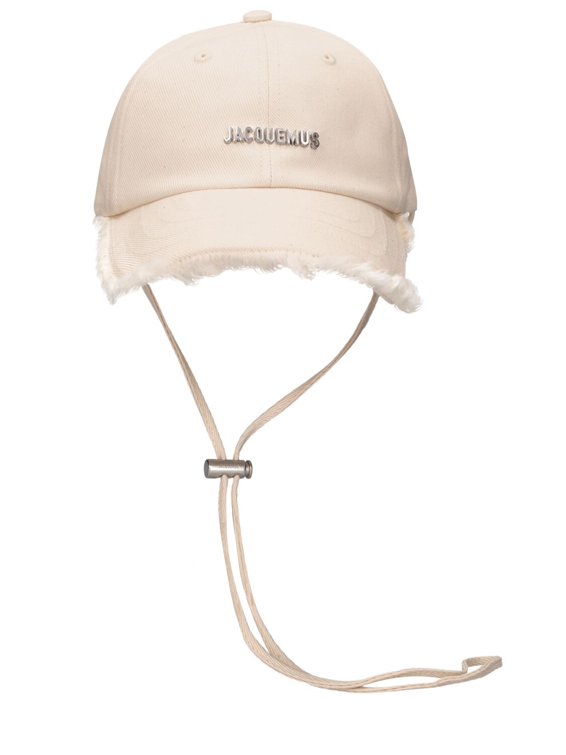 Jacquemus La Casquette Artichaut Cotton Hat In Off-white