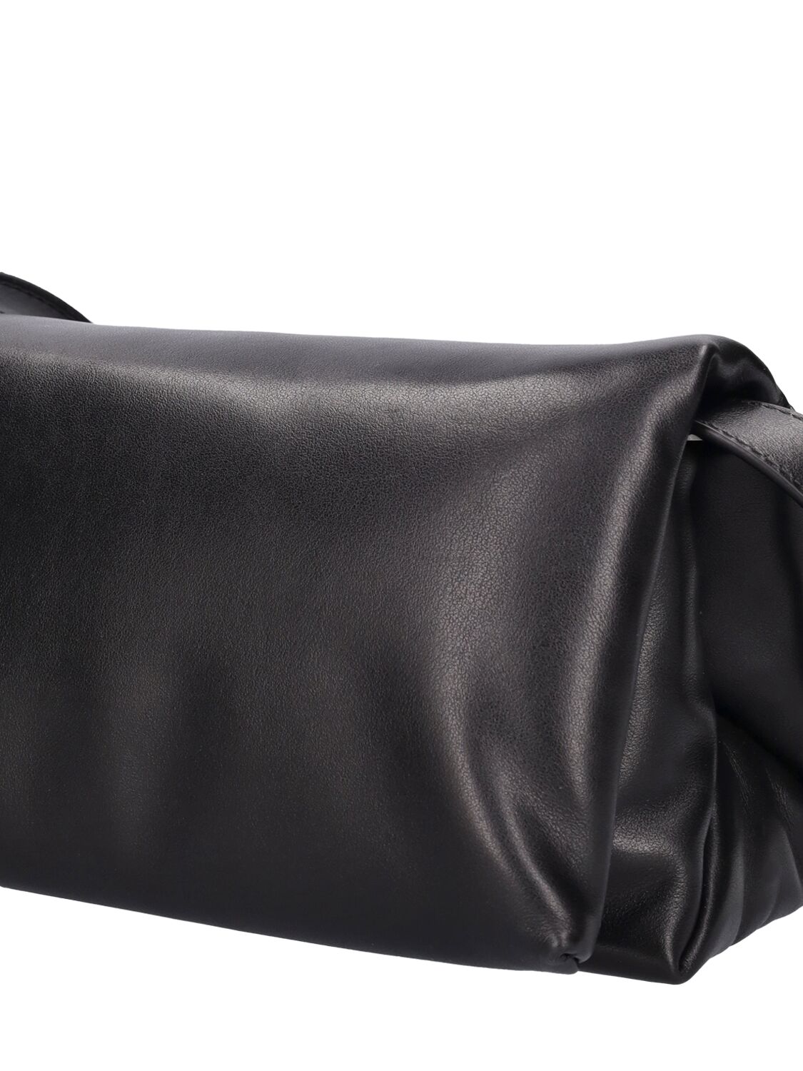 Shop Marni Small Prisma Leather Bag In Black