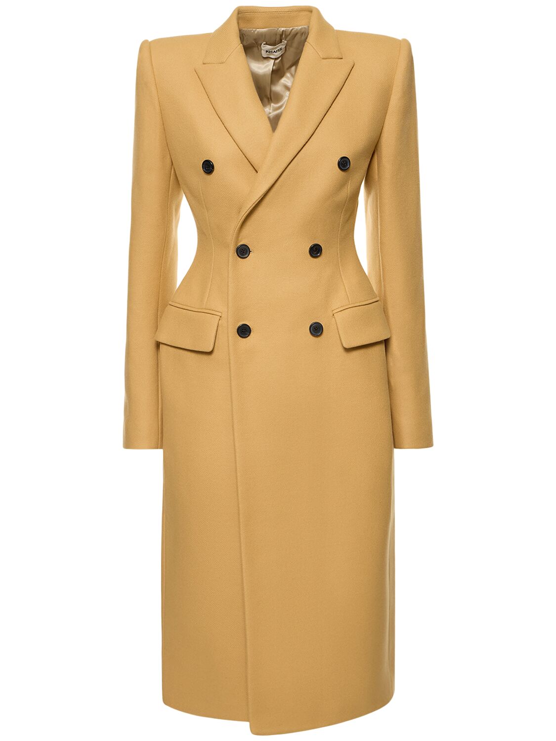 Carmona Wool Blend Long Coat – WOMEN > CLOTHING > COATS