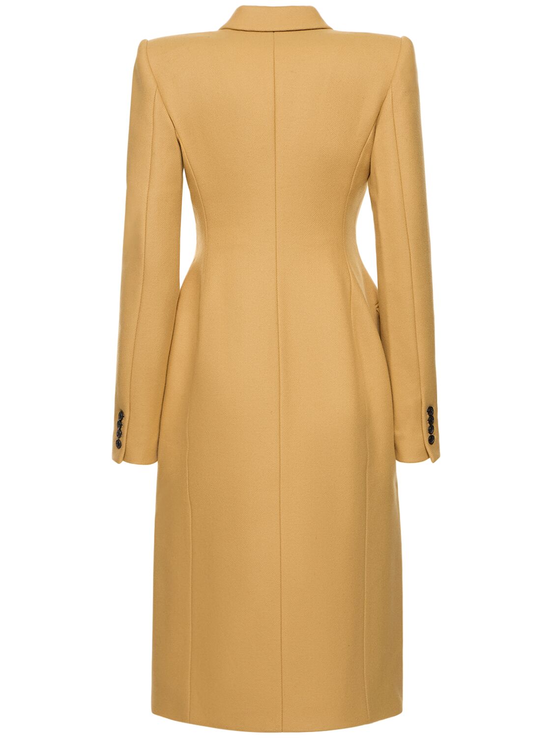 Shop Khaite Carmona Wool Blend Long Coat In Camel